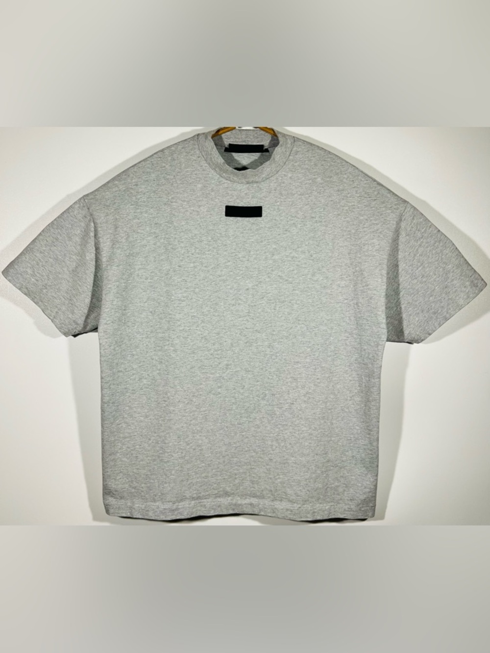 Essentials Fear of God Shirt Men’s Oversized Small Gray Short Sleeve Cotton